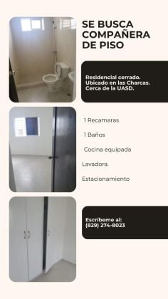 Se busca compañera de piso 