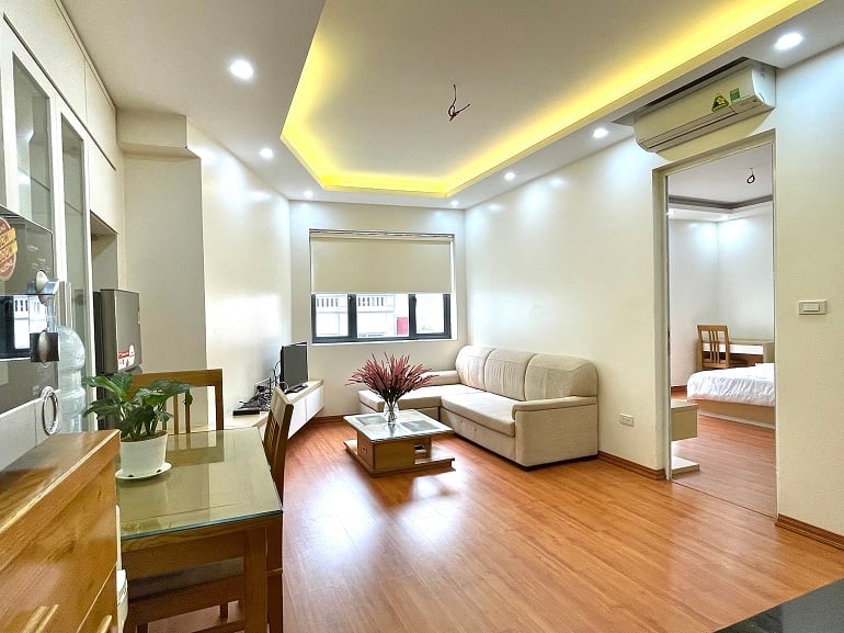 Nice 1 – bedroom apartment in Dao Tan street, Ba Dinh district for rent