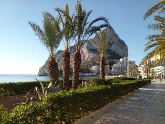 Calp Calpe Spain seafront pool and garage