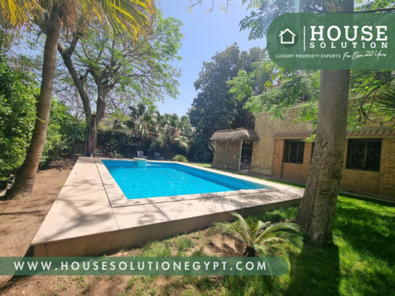 Ref #3589 | Unique Luxury Villa for Rent in Sarayat El Maadi – ...