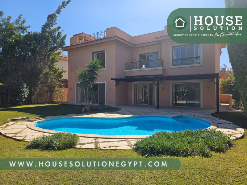 Ref #5810 | Delightful Villa with Swimming Pool for Rent in Katameya Heights – Luxury Living in New Cairo