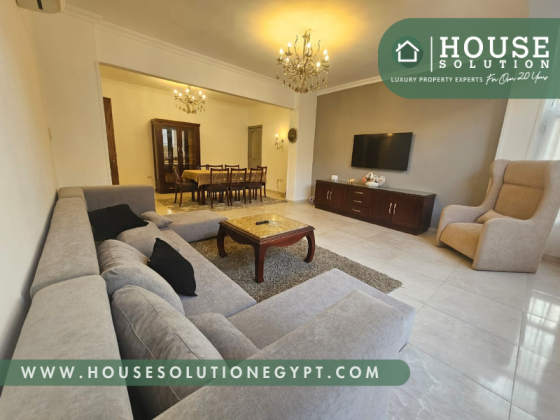 Ref #5808 | Sunny Furnished Apartment for Rent in Degla El Maadi – ...