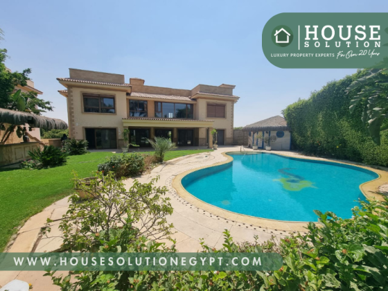 Ref #5596 | Lovely Modern Villa with Swimming Pool for Rent in Katameya ...