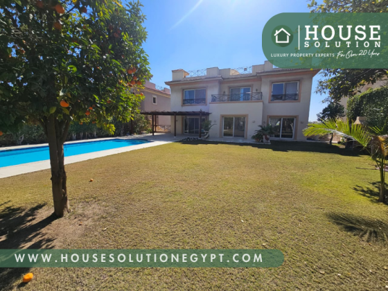 Ref #5809 | Charming Villa with Private Swimming Pool for Rent in Katameya ...