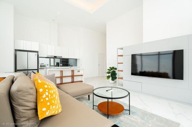 Penthouse 3 Bedrooms higher Floor For Rent 