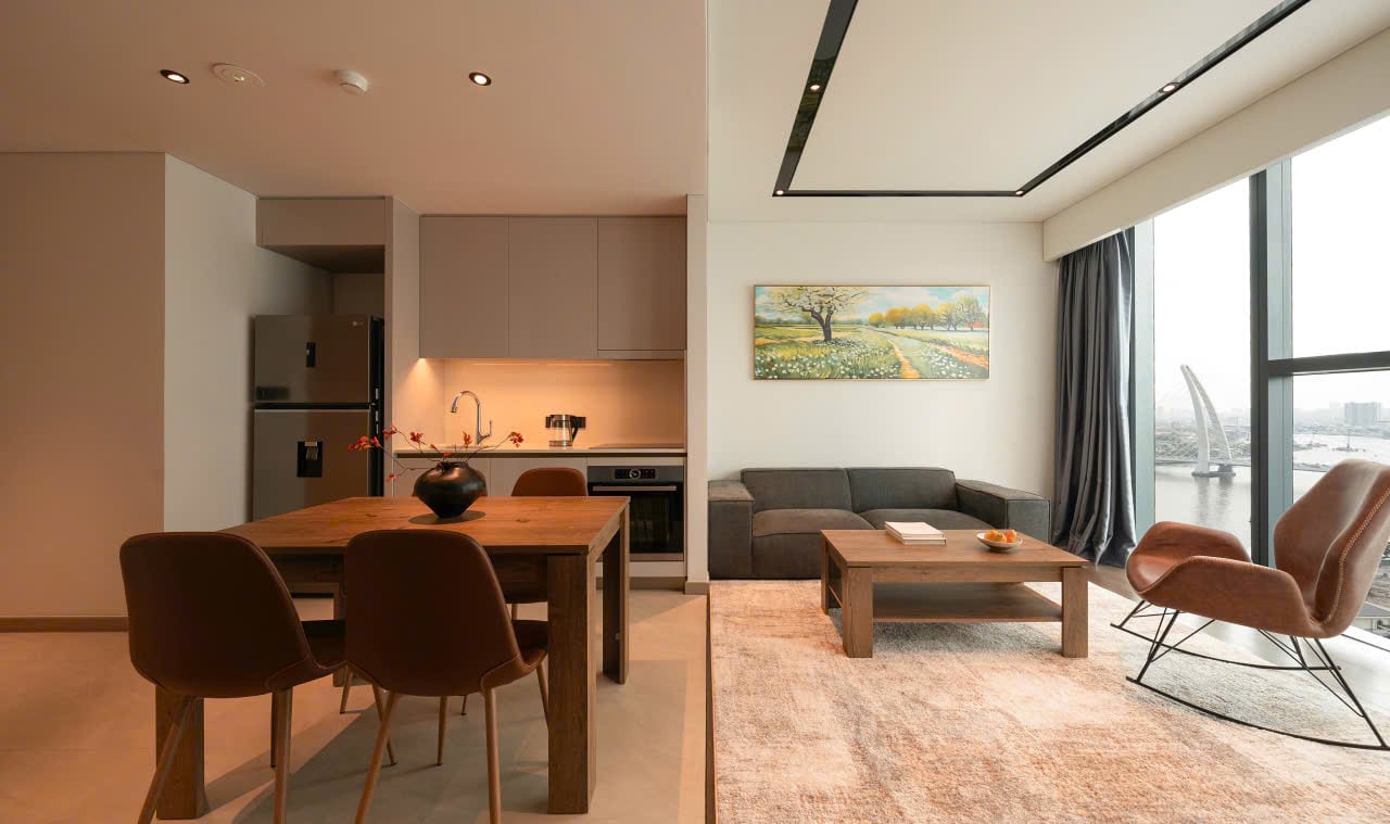 For rent Grand Marina Saigon 1BR+1, River View, Bason Bridge,District 1, HCM City, VietNam