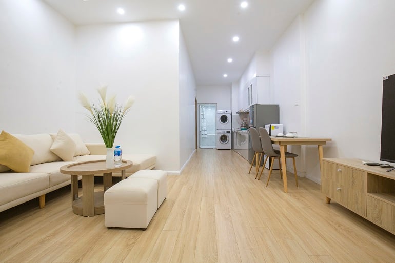 Nice, modern 1 – bedroom apartment in Kim Ma street, Ba Dinh district for rent
