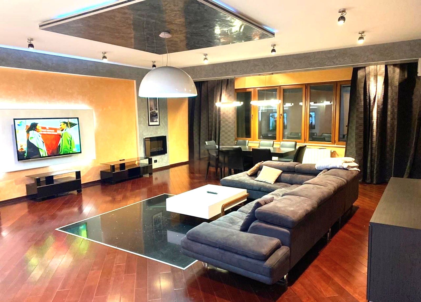 Sea view 3 bedroom apartment for rent close to Khatai metro.  On Sabit Orujov stree