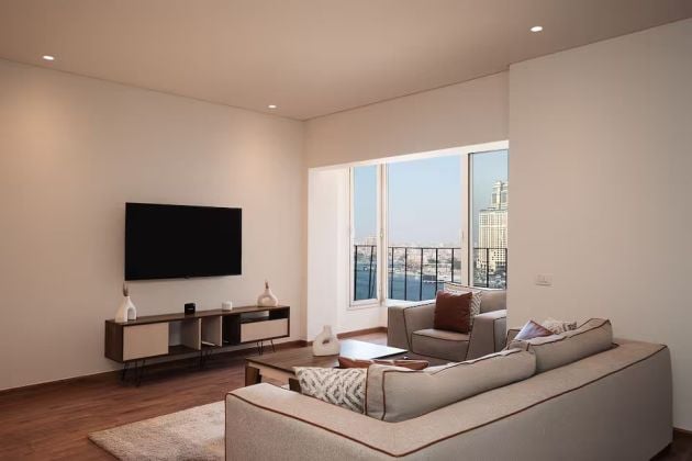 5882 Modern One bedroom flat for rent in Zamalek, Cairo, Egypt