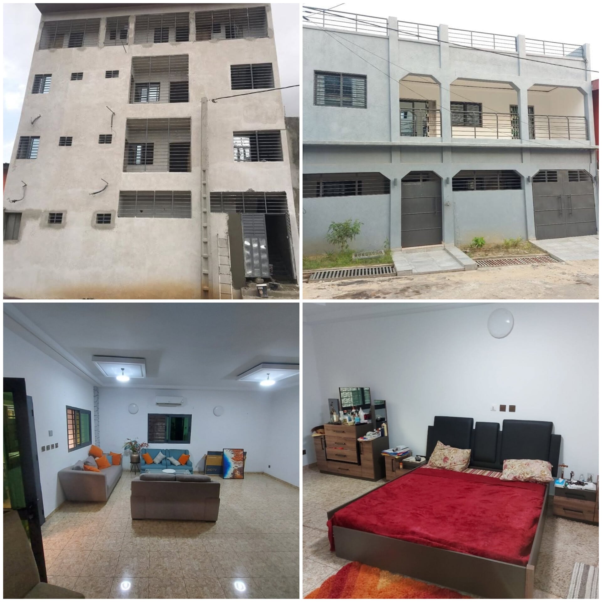 VENTE 1 IMMEUBLE + 1 VILLA À ANGRÉ COCODY 