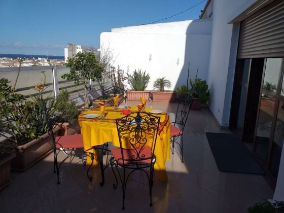 Duplex avec grande terrasse vue sur l'océan et médina