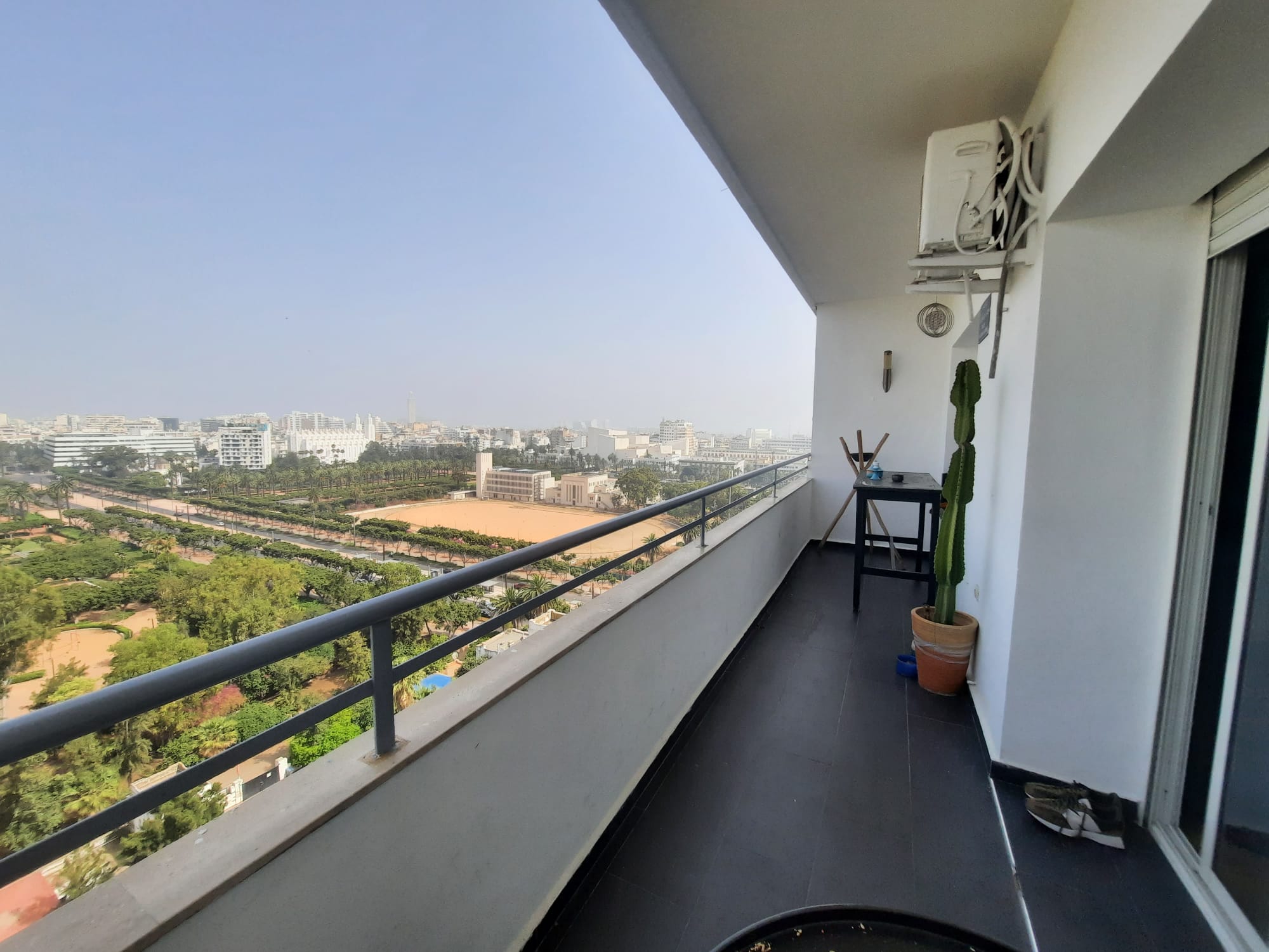 Studio meublé vue sur le parc de la ligue arabe