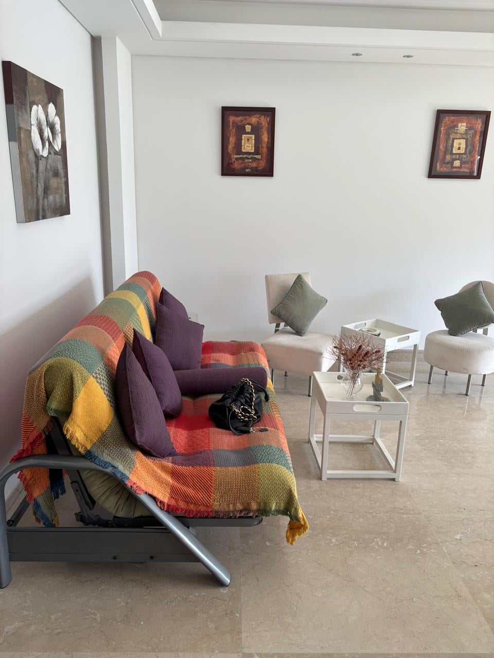 Appartement meuble a louer proche du lycée français 3 chambres a coucher
