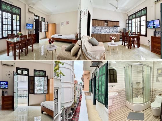 Studio de 30m2 tout équipé quartier Dong Da, Hanoi