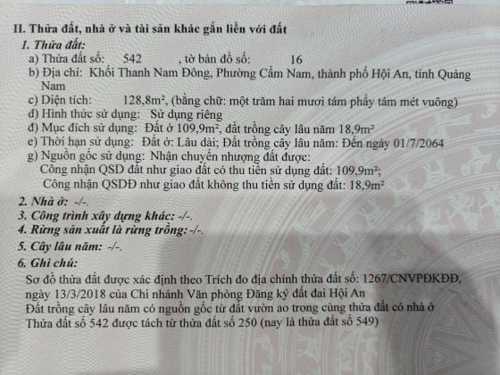 HOI AN RETREAT LAND FOR SALE – PRIME LOCATION FOR PEACEFUL LIVING