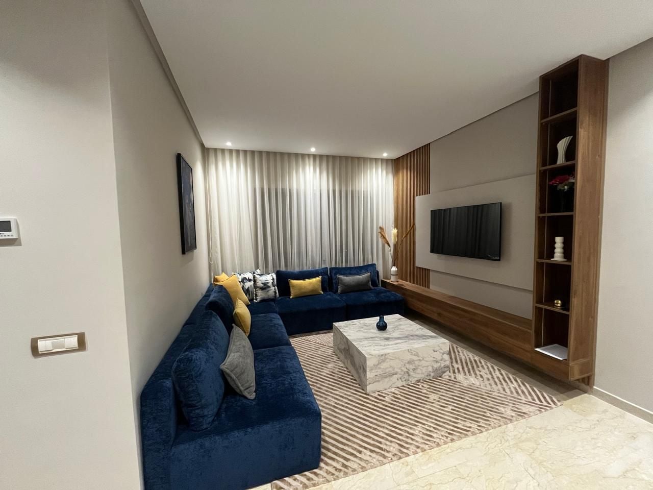 Appartamento di lusso arredato con 2 camere da letto – 81 mq – Perle de Nouaceur 4 – 5 minuti dall'aeroporto Mohammed V di Casablanca
