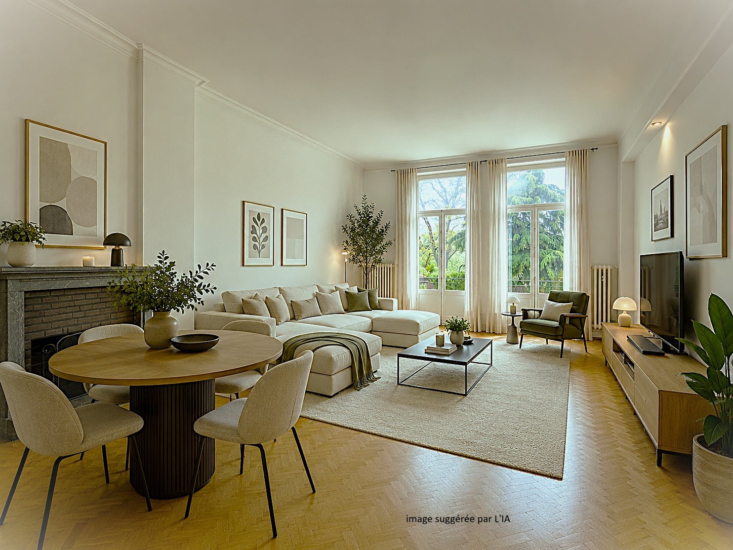 Ixelles – Appartement lumineux plein sud, terrasse et espace bureau