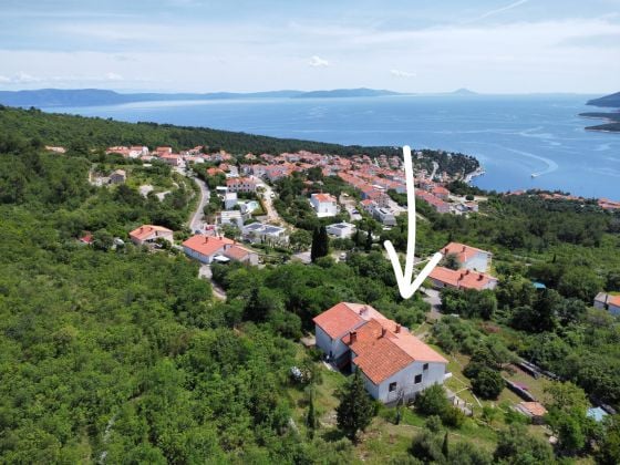 Istria, Rabac – Large Building Plot with House and Sea View