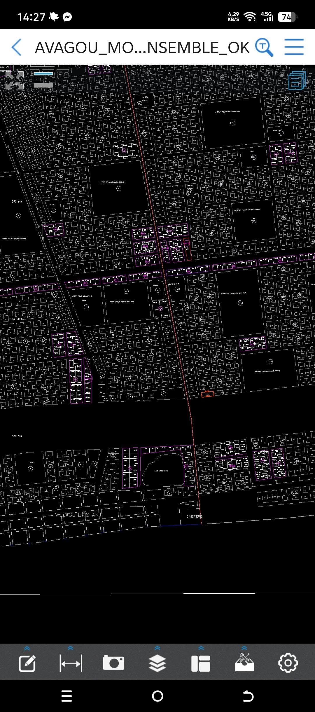 Terrain 600 m2 avec ACD à Jacqueville