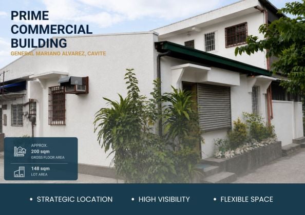 Commercial Building for Sale – 2-Storey Property in GMA, Cavite