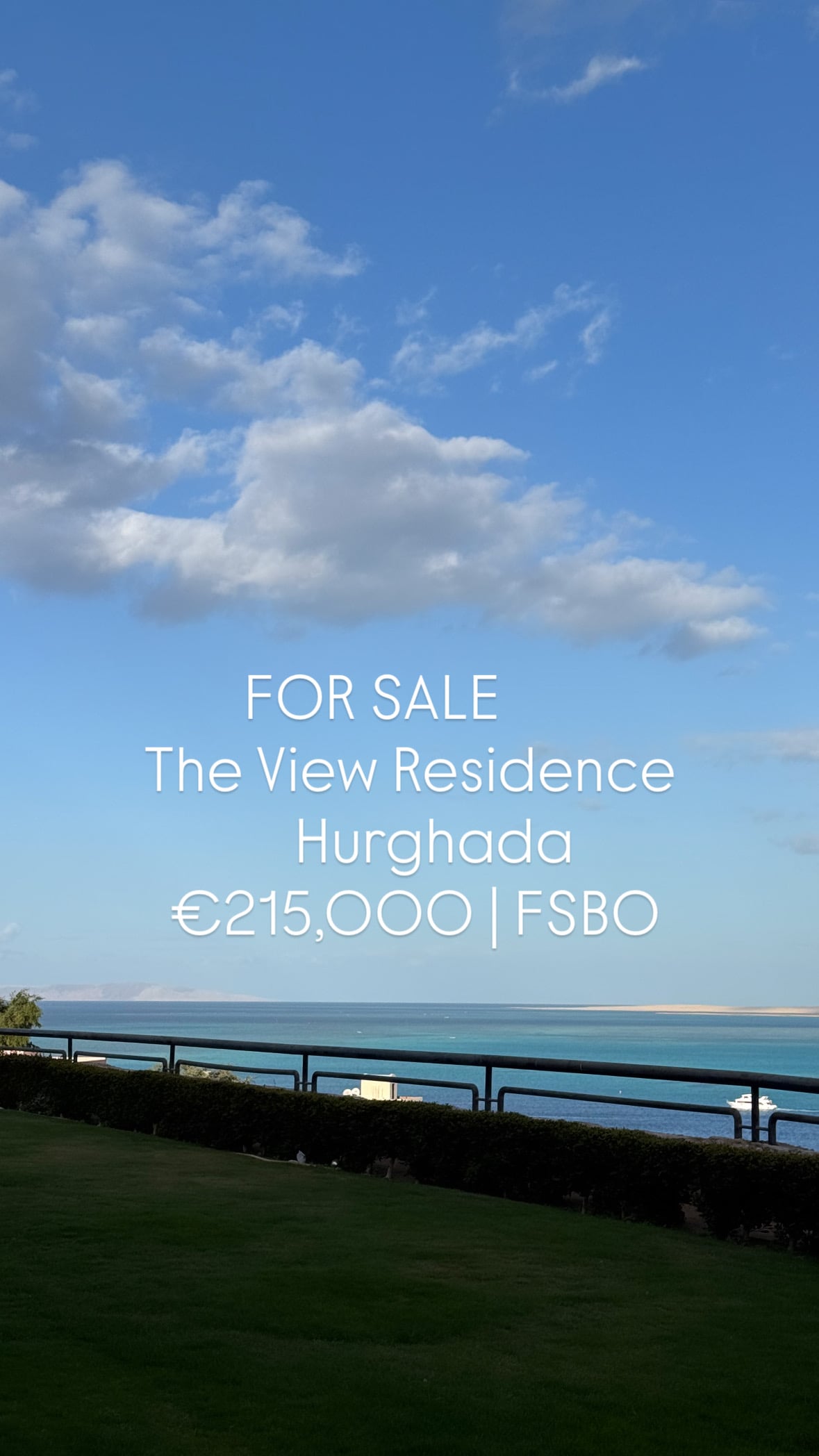 DUPLEX FOR SALE | The View Residence, Hurghada, Egypt (FSBO)