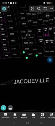 876 m2 à vendre en bordure de route Avagou Jacqueville