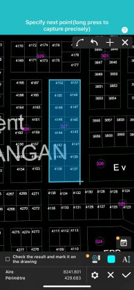 Terrain à vendre  de 5268 m2 à Jacqueville Adoumangan 