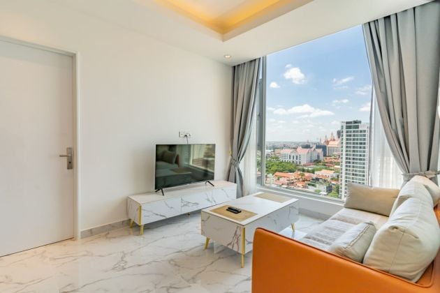 Swimming pool apartment for rent 