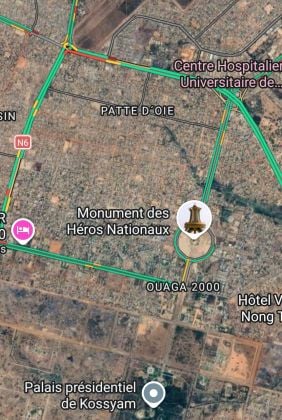 1134m2 ouaga 2000 zone A vers la mairie