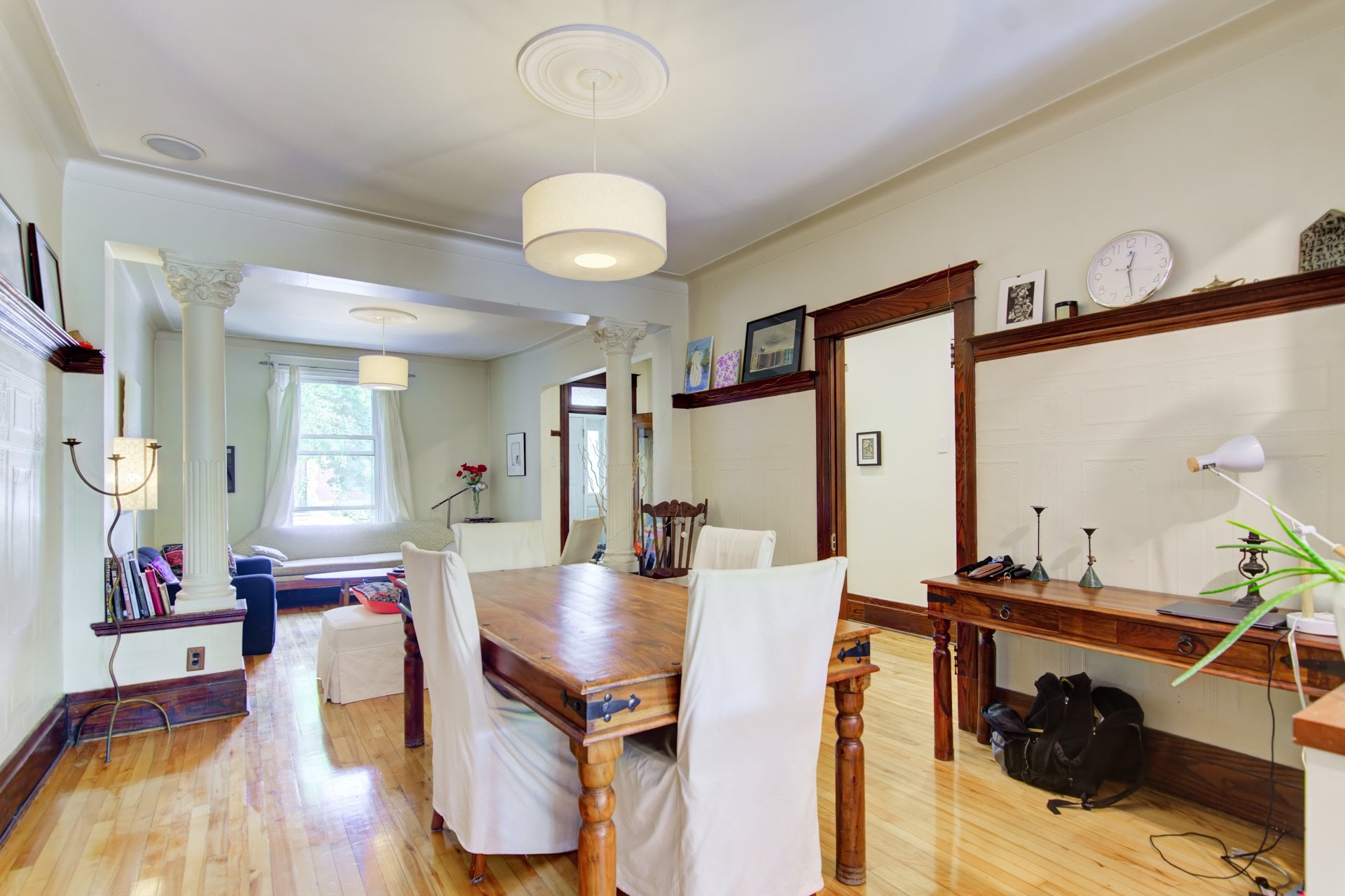 Spacieux appartement meublé de 3 chambres + grand bureau/4e chambre, Villeray, Montréal – près du marché Jean-Talon et du métro