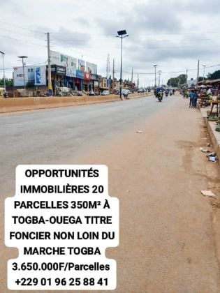 *OPPORTUNITÉS IMMOBILIÈRES à TOGBA OUEGA AGUE ...