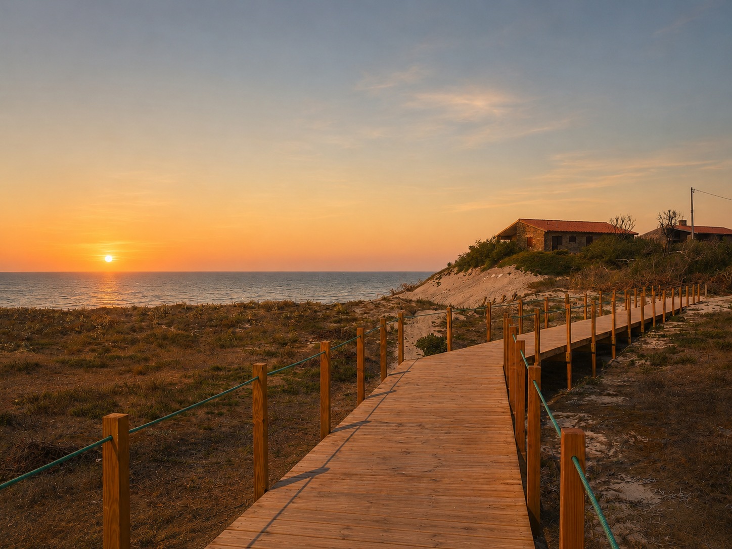 Maison paisible à proximité de la côte atlantique, entourée par la nature