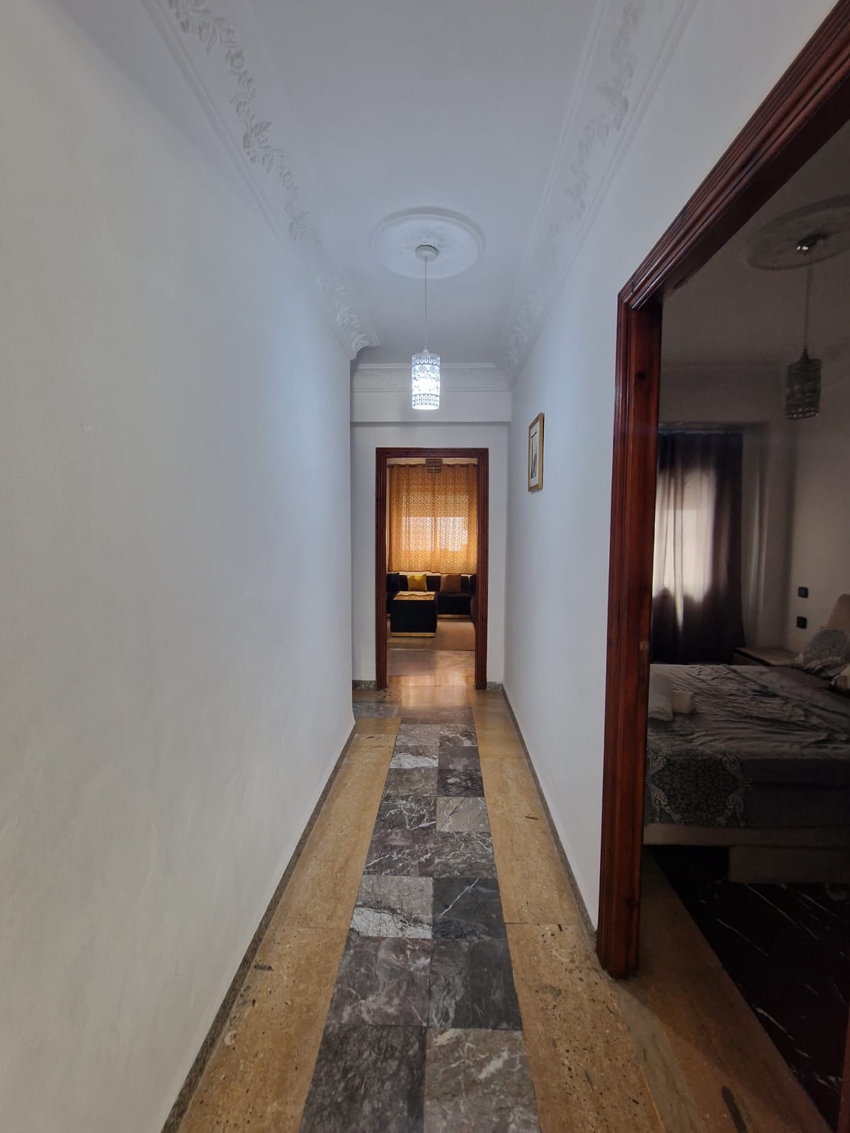 Appartement meuble f4 balcon a cote de iberia tanger
