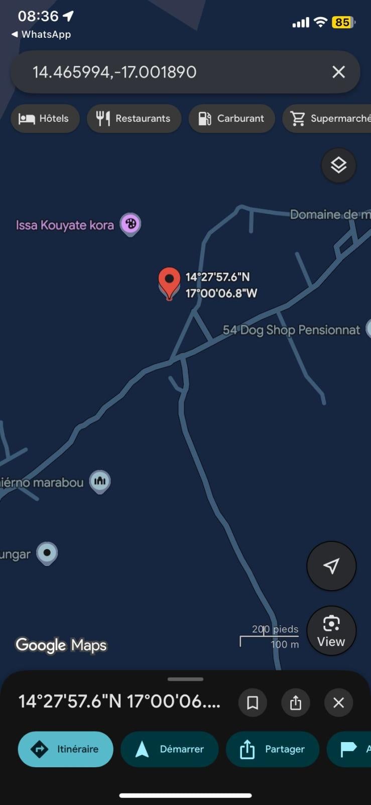 Terrain de 225 m2 à vendre à Keur Youngar Sn