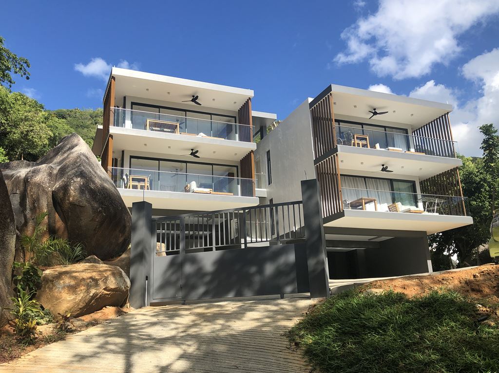 Exceptional fully furnished two bedroom apartment available now for long term rental in Beau Vallon, Seychelles