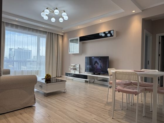 Fully-Furnished 1-Bedroom City-View Apartment, Central Ulaanbaatar