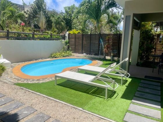 Spacious villa with private pool. 
