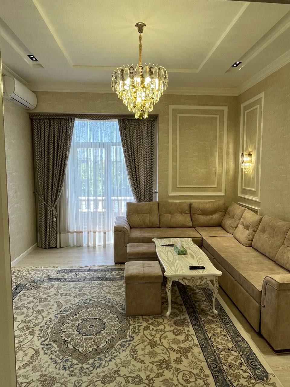 Great 1 bedroom apartment of 105 sq.m. with open balcony in the city center