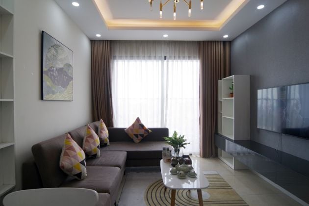 Nice, modern 2 – bedroom apartment with balcony at Vinhomes D' ...