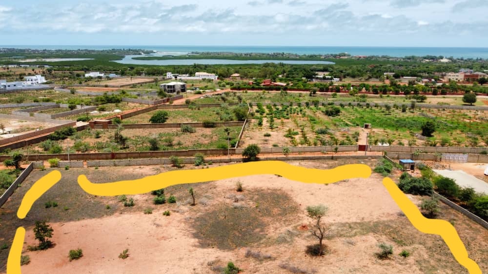 Guéréo, Sénégal – Terrains de 300 à 605 m² avec vue mer et lagune