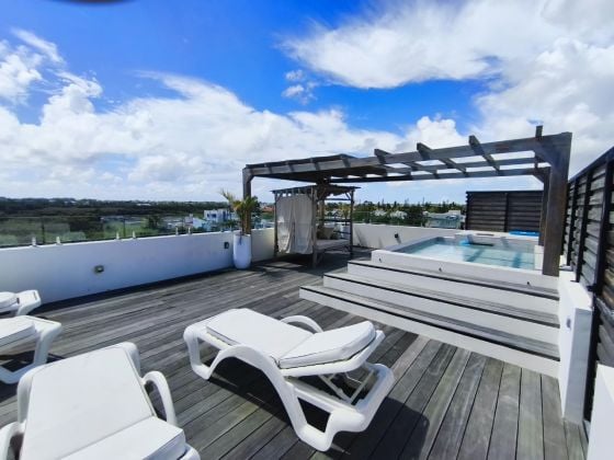Furnished 3-bedroom/3-bathroom apartment – Private 36 m² ...