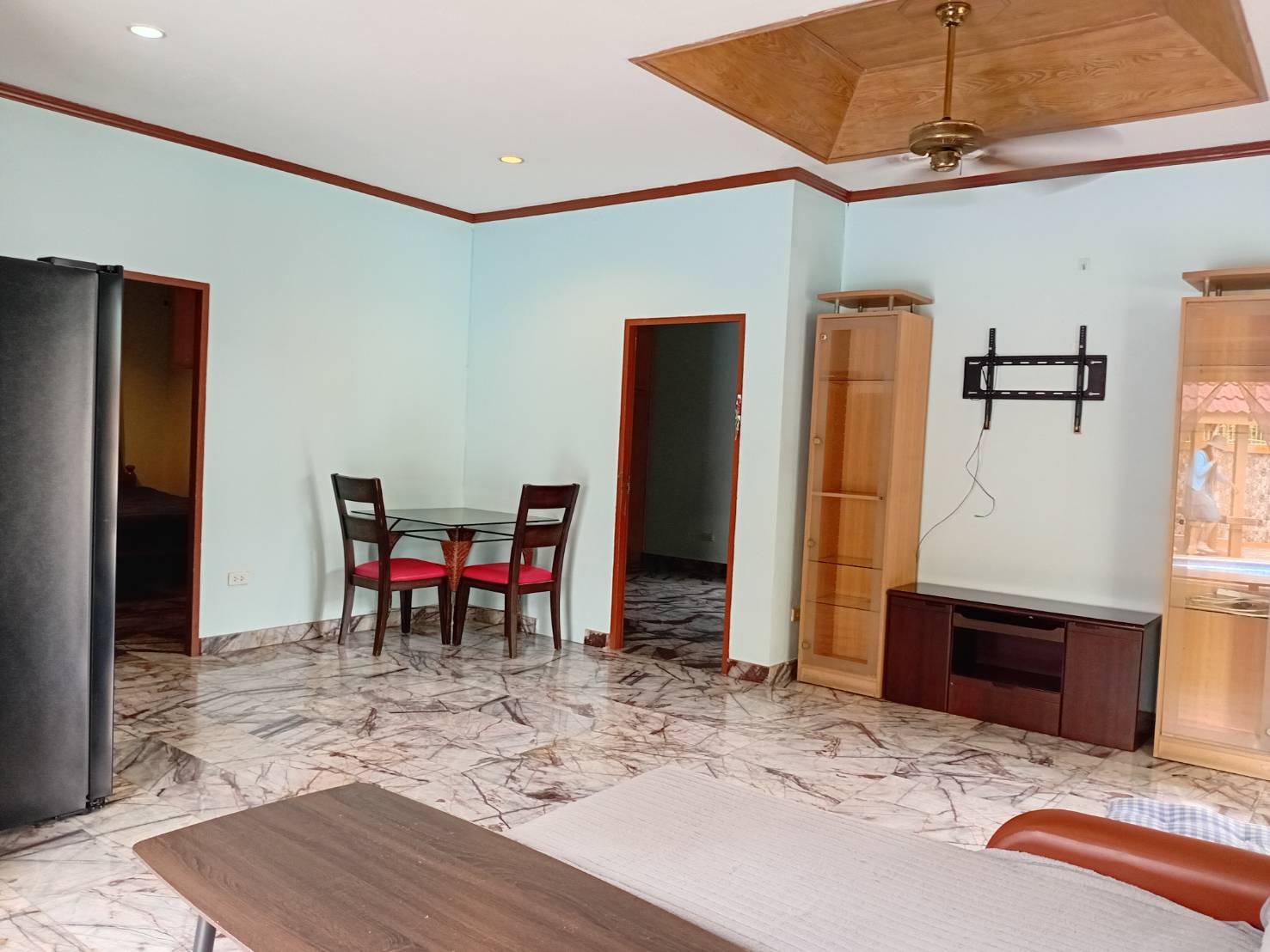 Single house, Pool Villa, for rent, Khaotalo Pattaya, Private swimming pool 35000 baht per month 