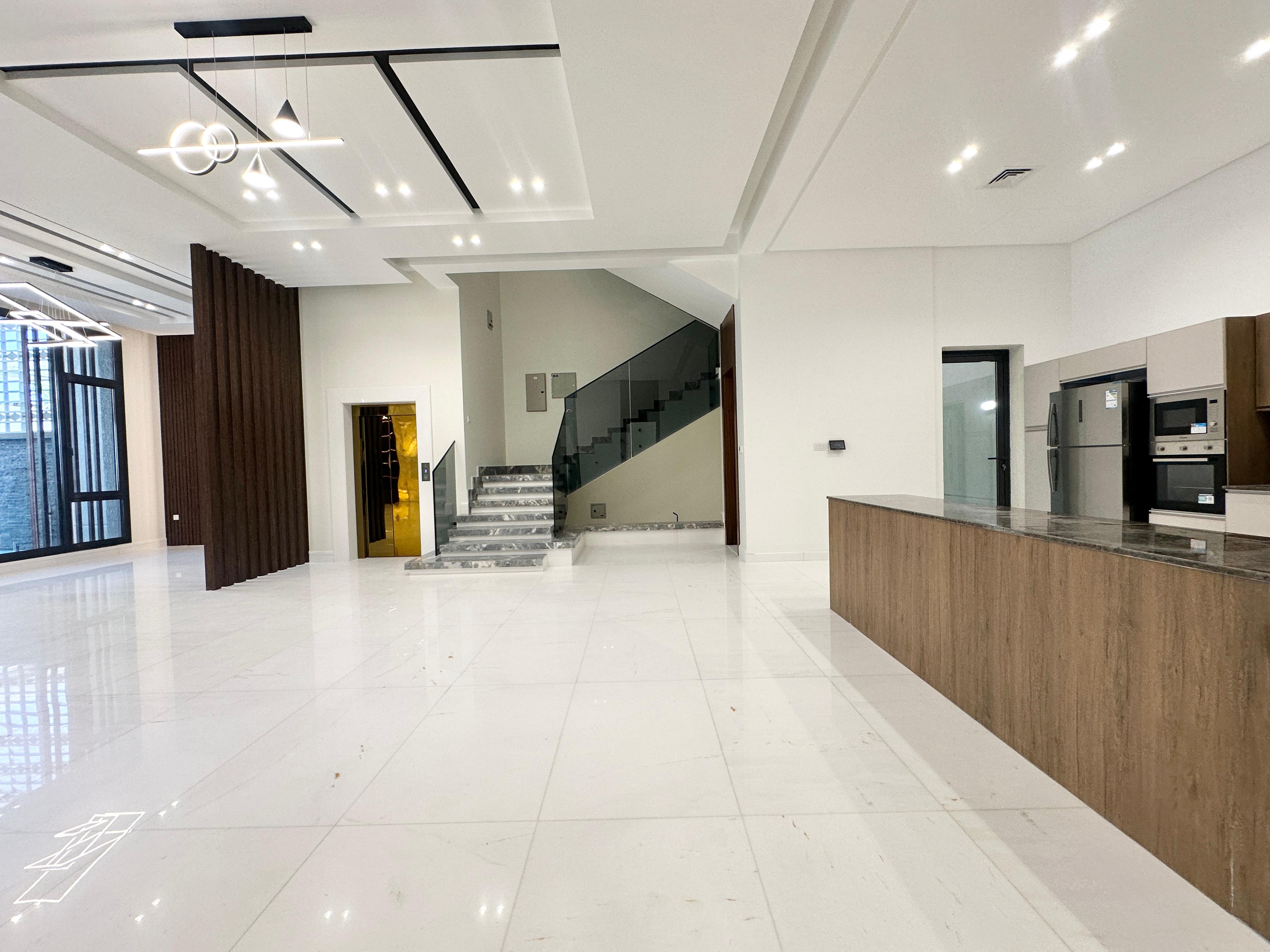 Brand 6 Bedroom Villa for rent in Abu Al Hassaniya with Private pool