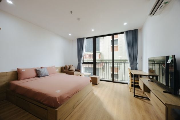 Nice, modern studio apartment in Trinh Cong Son street, Tay Ho district ...