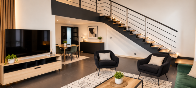 IVANDRY GRAND DUPLEX PENTHOUSE T4 MODERNE MEUBLÉ AVEC VEC ...