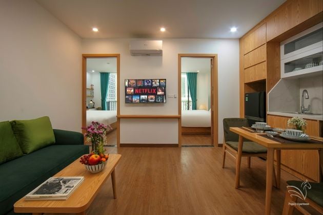 Nice, modern 2 – bedroom apartment in To Ngoc Van street, Tay Ho ...