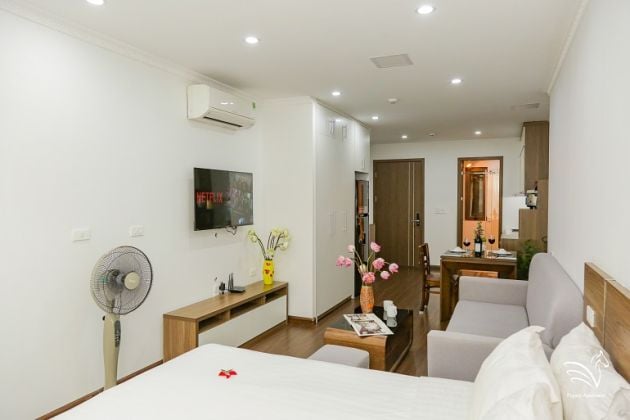 Nice studio apartment with balcony in To Ngoc Van street, Tay Ho district ...