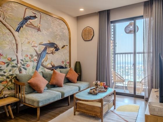 Luxury, modern 2 – bedroom apartment with balcony at Ecopark, Van ...