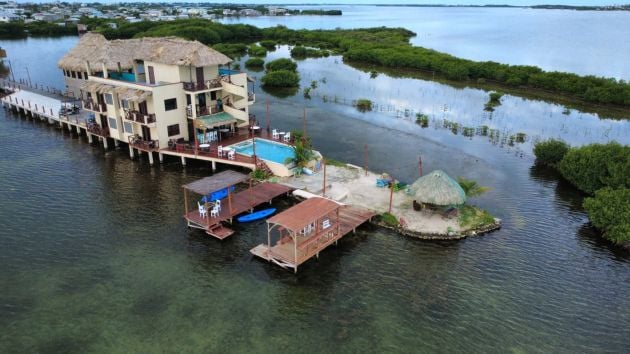 Glass-Floor Overwater Cabanas, San Pedro, Belize: From $400,000