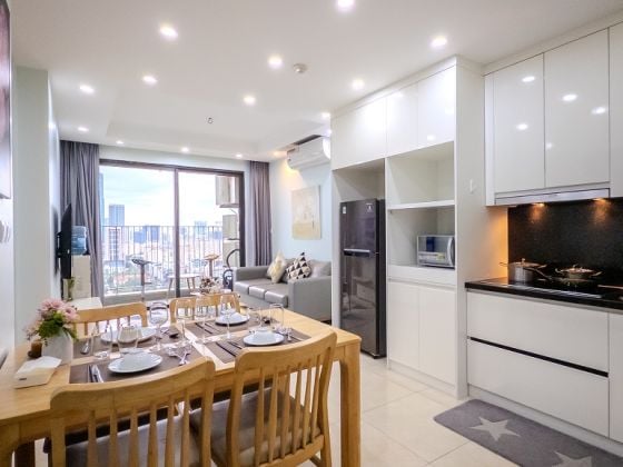 Nice, modern 2 – bedroom apartment with balcony at Vinhomes D' ...